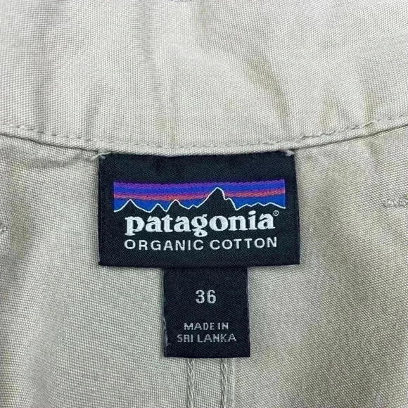 PATAGONIA Men's 36 All-Wear Shorts 10" Canvas Everyday Tan Khaki Short Classic - Picture 7 of 13